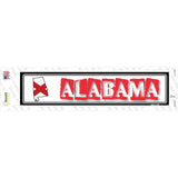 Alabama Outline Novelty Narrow Sticker Decal