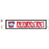 Arkansas Outline Novelty Narrow Sticker Decal
