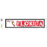 Florida Outline Novelty Narrow Sticker Decal