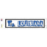 Louisiana Outline Novelty Narrow Sticker Decal