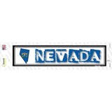 Nevada Outline Novelty Narrow Sticker Decal