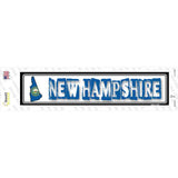 New Hampshire Outline Novelty Narrow Sticker Decal