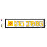 New Mexico Outline Novelty Narrow Sticker Decal