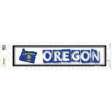 Oregon Outline Novelty Narrow Sticker Decal