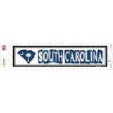 South Carolina Outline Novelty Narrow Sticker Decal