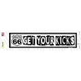 Route 66 Get Your Kicks Novelty Narrow Sticker Decal