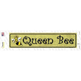Queen Bee Gold Novelty Narrow Sticker Decal
