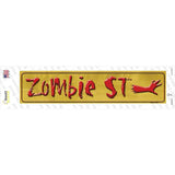 Zombie Street Novelty Narrow Sticker Decal