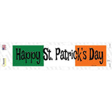 Happy St. Patricks Day Novelty Narrow Sticker Decal