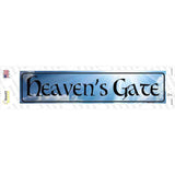 Heavens Gate Novelty Narrow Sticker Decal