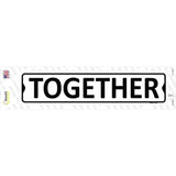 Together Novelty Narrow Sticker Decal