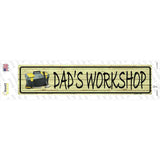 Dads Workshop Novelty Narrow Sticker Decal