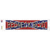 Redneck Blvd Novelty Narrow Sticker Decal