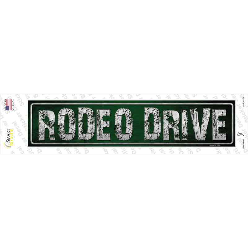 Rodeo Drive Novelty Narrow Sticker Decal