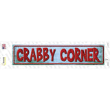 Crabby Corner Novelty Narrow Sticker Decal