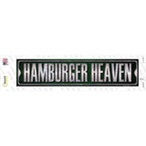Hamburger Heaven Novelty Narrow Sticker Decal