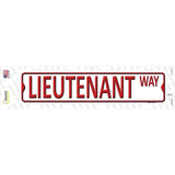 Lieutenant Way Novelty Narrow Sticker Decal