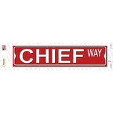 Chief Way Novelty Narrow Sticker Decal