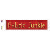 Fabric Junkie Novelty Narrow Sticker Decal