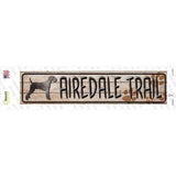 Airedale Trail Novelty Narrow Sticker Decal