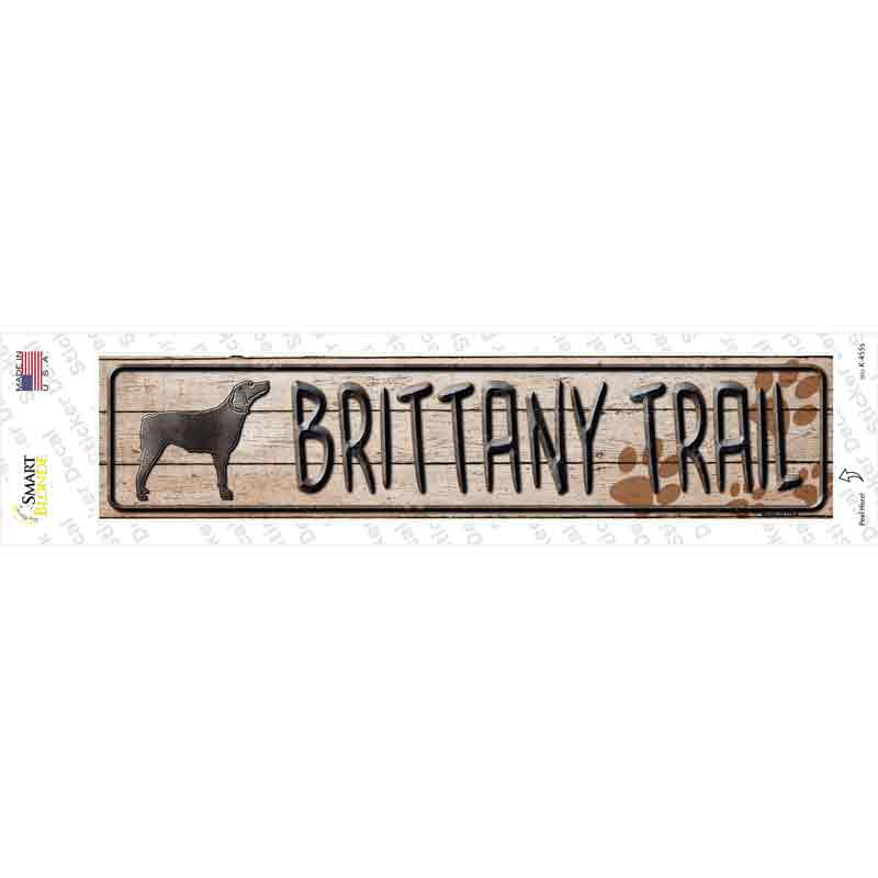 Brittany Trail Novelty Narrow Sticker Decal