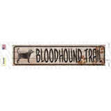 Bloodhound Trail Novelty Narrow Sticker Decal