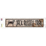 Jack Russell Trail Novelty Narrow Sticker Decal