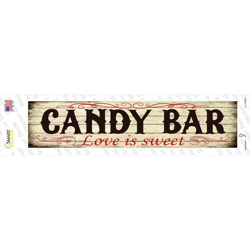 Candy Bar Novelty Narrow Sticker Decal