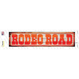 Rodeo Road Novelty Narrow Sticker Decal