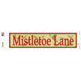 Mistletoe Lane Novelty Narrow Sticker Decal