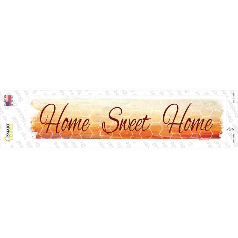 Home Sweet Home Novelty Narrow Sticker Decal