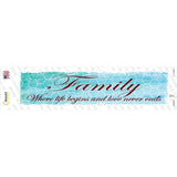 Family Novelty Narrow Sticker Decal