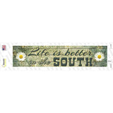 Life Is Better In The South Novelty Narrow Sticker Decal