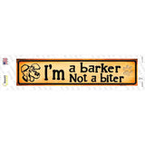 Im A Barker Novelty Narrow Sticker Decal