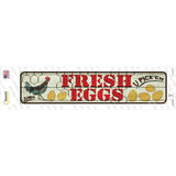 Fresh Eggs Novelty Narrow Sticker Decal