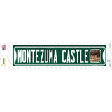 Montezuma Castle Green Novelty Narrow Sticker Decal