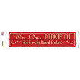 Mrs Claus Cookie Co Novelty Narrow Sticker Decal