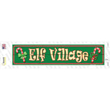 Elf Village Novelty Narrow Sticker Decal