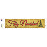 Feliz Navidad Novelty Narrow Sticker Decal