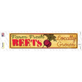 Farm Fresh Beets Novelty Narrow Sticker Decal