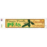 Farm Fresh Peas Novelty Narrow Sticker Decal