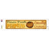 Farm Fresh Pumpkins Novelty Narrow Sticker Decal
