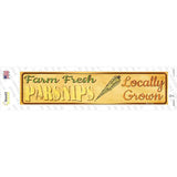 Farm Fresh Parsnips Novelty Narrow Sticker Decal