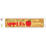 Farm Fresh Apples Novelty Narrow Sticker Decal