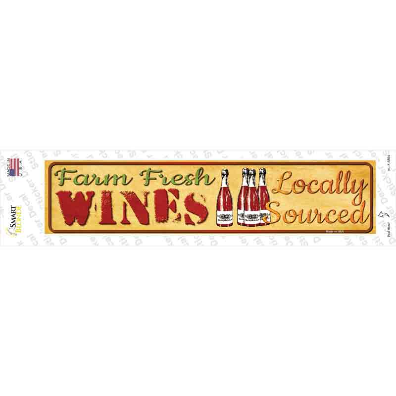 Farm Fresh WiNovelty Narrow Sticker Decal