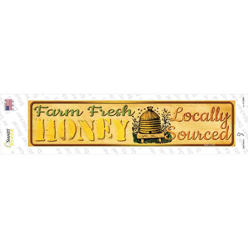 Farm Fresh Honey Novelty Narrow Sticker Decal