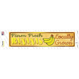 Farm Fresh Bananas Novelty Narrow Sticker Decal