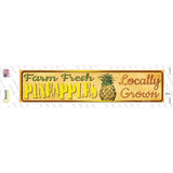 Farm Fresh Pineapples Novelty Narrow Sticker Decal