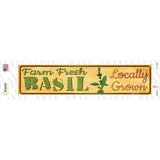 Farm Fresh Basil Novelty Narrow Sticker Decal