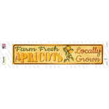 Farm Fresh Apricots Novelty Narrow Sticker Decal